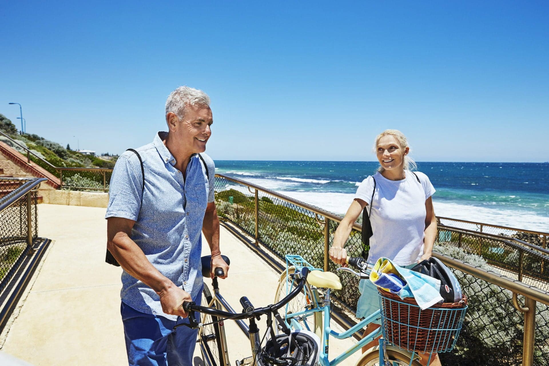 Perth’s coastline explored by bike