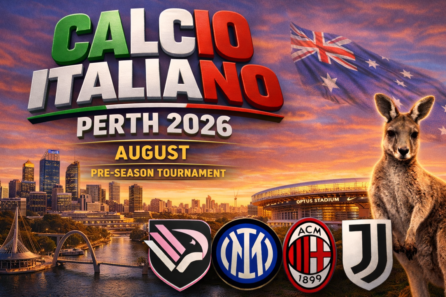 Calcio Italiano Perth 2026: Turn August Football Into a Bigger Perth Trip